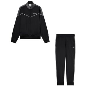 Champion Legacy Heren, Trainingspak Groot Logo, XXL, Zwart, Zwart, XXL Champion Legacy Heren, Trainingspak Groot Logo, XXL, Zwart, Zwart, XXL