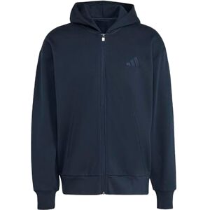 adidas Hombre ALL SZN FLEECE FULL ZIP HOODIE, aurora ink, S adidas Hombre ALL SZN FLEECE FULL ZIP HOODIE, aurora ink, S