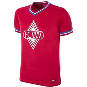 COPA Heren Fc Vvv 1978-79 Retro voetbalshirt retro voetbal V-hals T-shirt COPA Heren Fc Vvv 1978-79 Retro voetbalshirt retro voetbal V-hals T-shirt