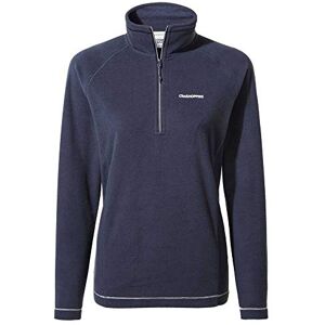 Craghoppers Dames Miska Half zip microfleece, Lichtgewicht damestrui met gerecyclede materialen Blauw Navy Craghoppers Dames Miska Half zip microfleece, Lichtgewicht damestrui met gerecyclede materialen Blauw Navy