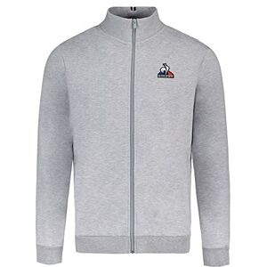 Le Coq Sportif Uniseks trainingsjack, lichtgrijs gemêleerd., 3XL Le Coq Sportif Uniseks trainingsjack, lichtgrijs gemêleerd., 3XL