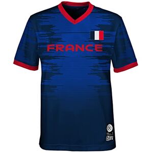 FIFA Officiële 2023 dames voetbal wereldbeker volwassen team shirt, Frankrijk T-shirt (Pack van 1) FIFA Officiële 2023 dames voetbal wereldbeker volwassen team shirt, Frankrijk T-shirt (Pack van 1)