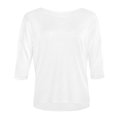 WINSHAPE BAMS001 Zijdezacht bamboe damesshirt met 3/4-mouwen, all-fit stijl, fitness, dans, vrije tijd, yoga, pilates WINSHAPE BAMS001 Zijdezacht bamboe damesshirt met 3/4-mouwen, all-fit stijl, fitness, dans, vrije tijd, yoga, pilates