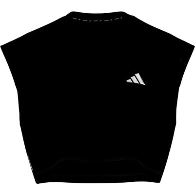 adidas dames Adi365 Running Essentials Crop Shirt, black, XXL adidas dames Adi365 Running Essentials Crop Shirt, black, XXL