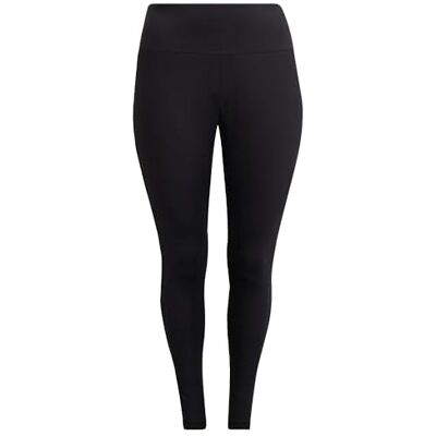 adidas Dames Yoga Essentials High-Waisted Leggings (Plus Size), Black, 3XL Plus adidas Dames Yoga Essentials High-Waisted Leggings (Plus Size), Black, 3XL Plus