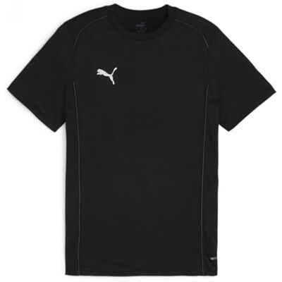 PUMA - teamFINAL Casuals Tee - Zwart - S - t-shirt PUMA - teamFINAL Casuals Tee - Zwart - S - t-shirt