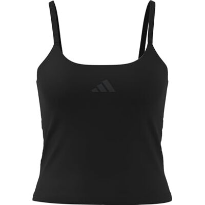 adidas Mujer Optime Workout Tank with integrated Light Support Bra, black/carbon, XS adidas Mujer Optime Workout Tank with integrated Light Support Bra, black/carbon, XS