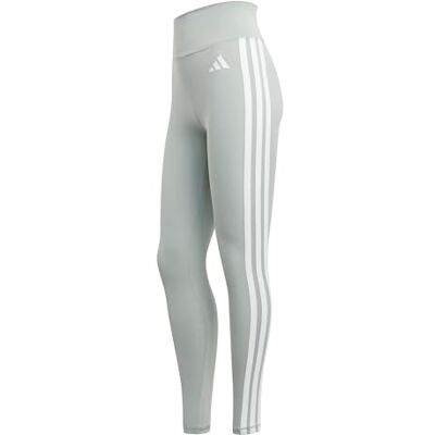 adidas Mujer Optime Essentials 3 Stripes 7/8 Leggings, Wonder Sage/white, XL adidas Mujer Optime Essentials 3 Stripes 7/8 Leggings, Wonder Sage/white, XL