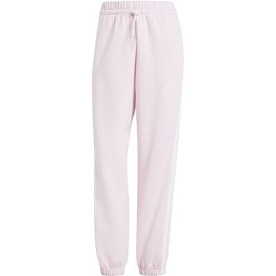 adidas Mujer ESSENTIALS 3-STRIPES FLEECE LOOSE PANTS, clear pink/white, XXS adidas Mujer ESSENTIALS 3-STRIPES FLEECE LOOSE PANTS, clear pink/white, XXS