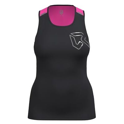 Rock Experience Ink Woman Tank Tank, ademend, sportief, zwart/roze, Small dames, Zwart/Roze, S Rock Experience Ink Woman Tank Tank, ademend, sportief, zwart/roze, Small dames, Zwart/Roze, S