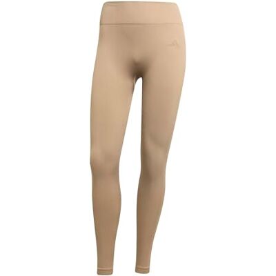 adidas Mujer Workout Essentials Knit Full Length Leggings, chalky brown, M adidas Mujer Workout Essentials Knit Full Length Leggings, chalky brown, M