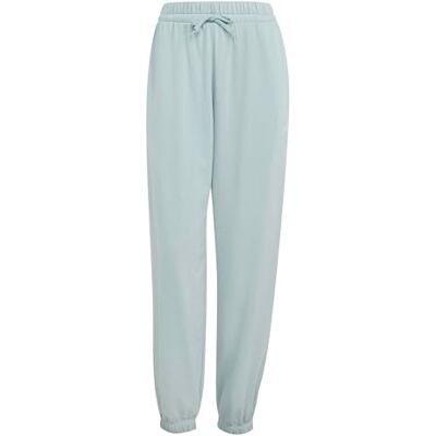 adidas Mujer ESSENTIALS SMALL LOGO FRENCH TERRY CUFFED PANTS, Wonder Sage/white, XL adidas Mujer ESSENTIALS SMALL LOGO FRENCH TERRY CUFFED PANTS, Wonder Sage/white, XL