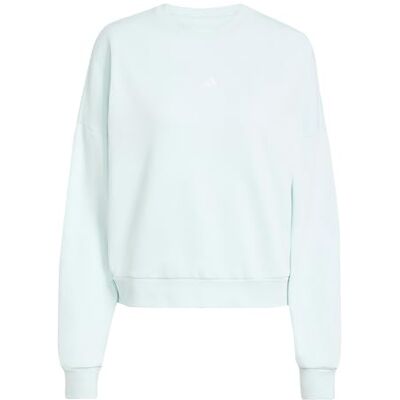 adidas Dames ESSENTIALS SMALL LOGO FEEL COZY RELAXED FIT SWEATSHIRT, halo mint/white, XXL adidas Dames ESSENTIALS SMALL LOGO FEEL COZY RELAXED FIT SWEATSHIRT, halo mint/white, XXL