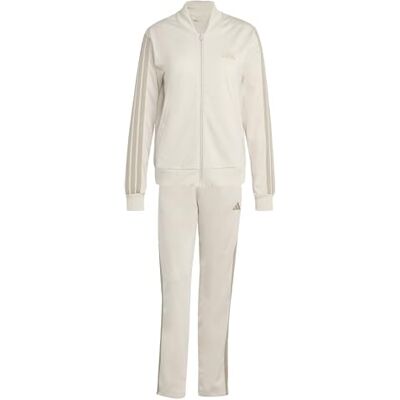 adidas dames Essentials 3-Stripes Track Suit, Crystal Linen/beige, XXS adidas dames Essentials 3-Stripes Track Suit, Crystal Linen/beige, XXS