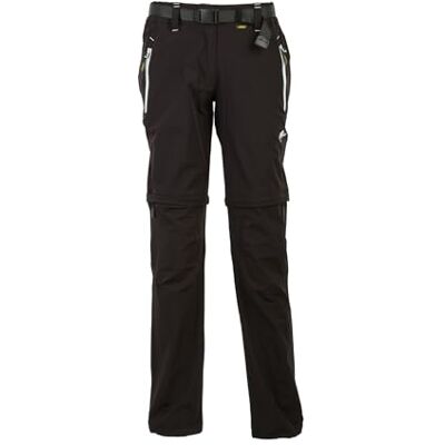 Ande New Rose Zip-off damesbroek verrbaar en ademend voor wlingen, Zwart/Antraciet, 44 NL Ande New Rose Zip-off damesbroek verrbaar en ademend voor wlingen, Zwart/Antraciet, 44 NL