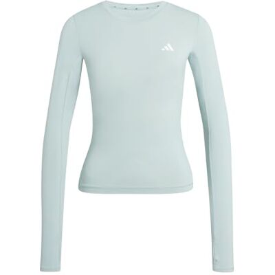 adidas Mujer Power Essentials Workout Contour Long Sleeve, Wonder Sage, XL adidas Mujer Power Essentials Workout Contour Long Sleeve, Wonder Sage, XL