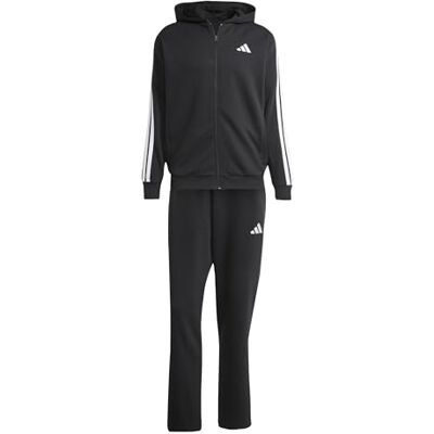 adidas heren Colorblock Hooded Track Suit, black/white, S adidas heren Colorblock Hooded Track Suit, black/white, S