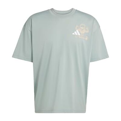 adidas Hombre CLIMACOOL FUN TRAINING Graphic T-Shirt, Wonder Sage, XL adidas Hombre CLIMACOOL FUN TRAINING Graphic T-Shirt, Wonder Sage, XL
