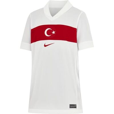 Nike Turkije 2024/25 Stadion Kids Voetbalshirt - Wit Nike Turkije 2024/25 Stadion Kids Voetbalshirt - Wit