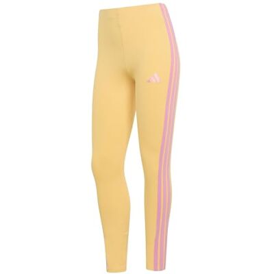 adidas Mujer ESSENTIALS 3-STRIPES COTTON LEGGINGS, Semi Ice Tangerine/st tropic bloom, XL adidas Mujer ESSENTIALS 3-STRIPES COTTON LEGGINGS, Semi Ice Tangerine/st tropic bloom, XL