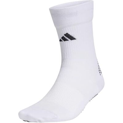 adidas uniseks-volwassene Football Grip Printed Crew Performance Socks Light, white/white/black, 37-40 adidas uniseks-volwassene Football Grip Printed Crew Performance Socks Light, white/white/black, 37-40