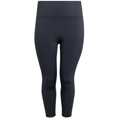 adidas Mujer Optime Workout 3-Stripes 7/8 Leggings (Plus size), black, XXL Plus adidas Mujer Optime Workout 3-Stripes 7/8 Leggings (Plus size), black, XXL Plus