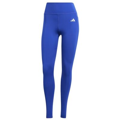 adidas Dames Optime Essentials Stash Pocket Full Length Leggings, semi lucid blue, XXS Short adidas Dames Optime Essentials Stash Pocket Full Length Leggings, semi lucid blue, XXS Short