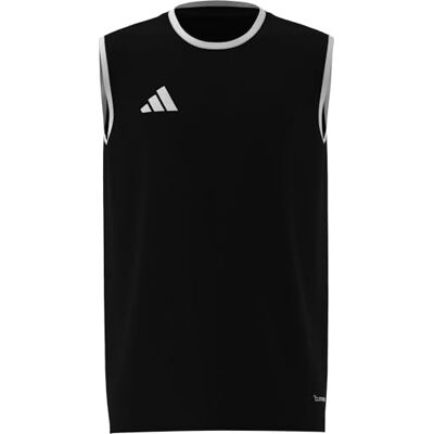 adidas uniseks-kind Entrada26 Sleeveless Jersey Kids Shirt, black/white, 3-4 Years adidas uniseks-kind Entrada26 Sleeveless Jersey Kids Shirt, black/white, 3-4 Years