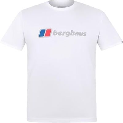 Berghaus Heren klasse XL-Logo T-shirt, puur wit, L Berghaus Heren klasse XL-Logo T-shirt, puur wit, L