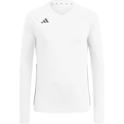 adidas dames Volleyball Hilo Long Sleeve Jersey Shirt, White, L adidas dames Volleyball Hilo Long Sleeve Jersey Shirt, White, L