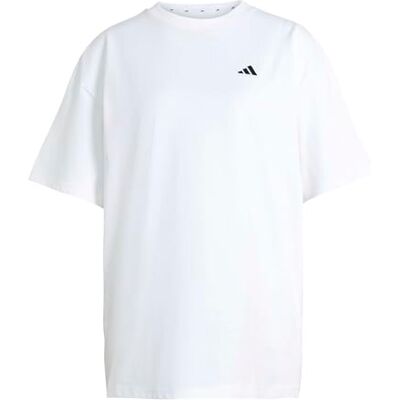 adidas dames Power Essentials Workout Oversized Shirt, white, L adidas dames Power Essentials Workout Oversized Shirt, white, L