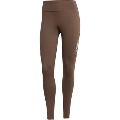 adidas dames Terrex Multi Tights Tights, earth strata, 18 adidas dames Terrex Multi Tights Tights, earth strata, 18