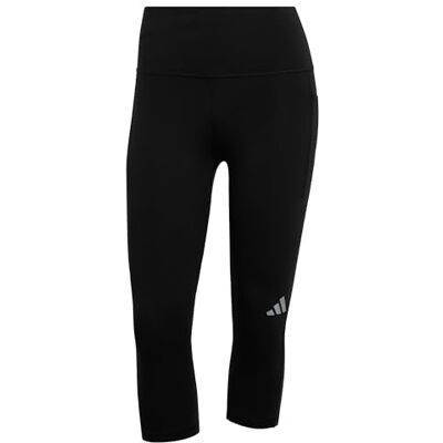 adidas dames Adi365 Running Climacool 3/4 Leggings Tights, black, XXS adidas dames Adi365 Running Climacool 3/4 Leggings Tights, black, XXS