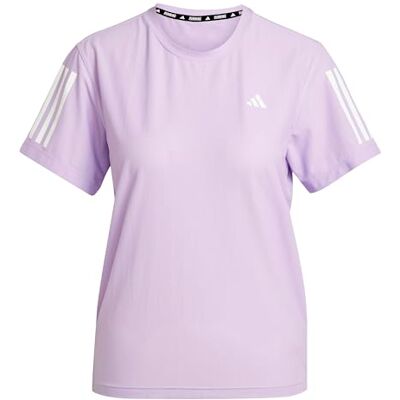 adidas Dames Own The Run Base Tee, Powder Plum, XXS adidas Dames Own The Run Base Tee, Powder Plum, XXS