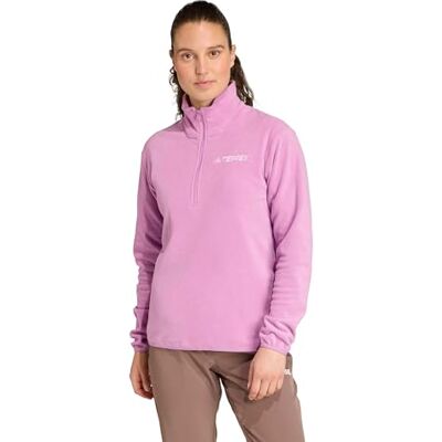 adidas Mujer Terrex Multi Essentials Half Zip Fleece Jacket, preloved purple, L adidas Mujer Terrex Multi Essentials Half Zip Fleece Jacket, preloved purple, L