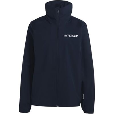 adidas Mujer Terrex Multi Essentials 2 Layer Rain Jacket, legend ink, M adidas Mujer Terrex Multi Essentials 2 Layer Rain Jacket, legend ink, M