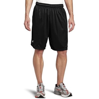 Russell Athletic Heren Mesh Short met zakken, Zwart, 2X Groot Russell Athletic Heren Mesh Short met zakken, Zwart, 2X Groot