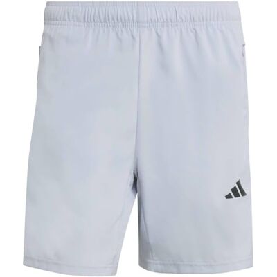 adidas Hombre WORKOUT ESSENTIALS BASE 3 STRIPES WOVEN SHORT, halo silver/black, S 7 inch adidas Hombre WORKOUT ESSENTIALS BASE 3 STRIPES WOVEN SHORT, halo silver/black, S 7 inch