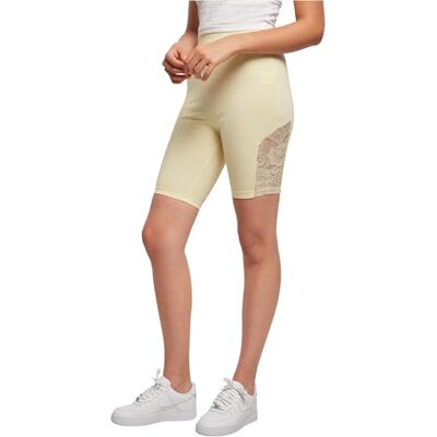 Urban Classics dames Yoga-Short Tb4790-ladies High Waist Lace Inset Cycle Shorts Urban Classics dames Yoga-Short Tb4790-ladies High Waist Lace Inset Cycle Shorts