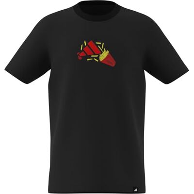adidas Unisex niños FOOD PACK GRAPHIC T-SHIRT JUNIOR, black, 13-14 Years adidas Unisex niños FOOD PACK GRAPHIC T-SHIRT JUNIOR, black, 13-14 Years