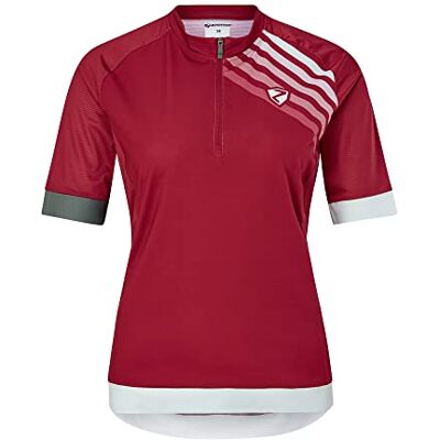 ZIENER Damen Fahrradtrikot NARIA lady - Ademend mesh-inzetstukken - Snel drogende elastische stof - 3 achterzakken - Fiets jersey ZIENER Damen Fahrradtrikot NARIA lady - Ademend mesh-inzetstukken - Snel drogende elastische stof - 3 achterzakken - Fiets jersey