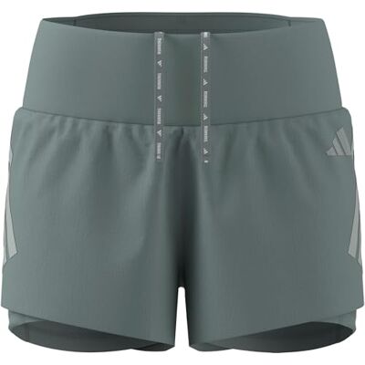 adidas Mujer ADI365 Running Formotion Iconic 2in1 Shorts, Wonder Sage, L adidas Mujer ADI365 Running Formotion Iconic 2in1 Shorts, Wonder Sage, L