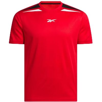 Reebok RI Soccer Training Jersey, Vector Red, L Reebok RI Soccer Training Jersey, Vector Red, L