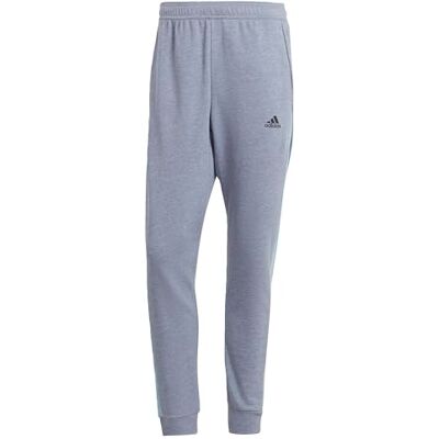 adidas Heren Mélange Pants, blue grey mel/wonder blue mel, M adidas Heren Mélange Pants, blue grey mel/wonder blue mel, M