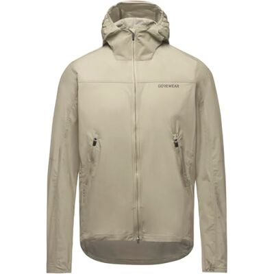 Gore Wear Fernflow Windbreaker Beige - Jas Gore Wear Fernflow Windbreaker Beige - Jas