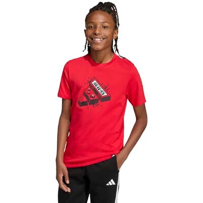 adidas Unisex niños GAMING GRAPHIC T-SHIRT JUNIOR, pure ruby, 5-6 Years adidas Unisex niños GAMING GRAPHIC T-SHIRT JUNIOR, pure ruby, 5-6 Years