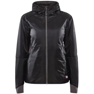 Craft ADV Explore Lichtgewicht damesjas, S, zwart, opvouwbare outdoorjas voor dames, PrimaLoft-isolatie, 2 zakken met ritssluiting, capuchon, stretchinzetstukken, wandeljas voor dames Craft ADV Explore Lichtgewicht damesjas, S, zwart, opvouwbare outdoorjas voor dames, PrimaLoft-isolatie, 2 zakken met ritssluiting, capuchon, stretchinzetstukken, wandeljas voor dames