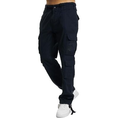Brandit Pure Vintage Trouser Slim Stoffen broeken navy XL 100% katoen Basics, Street wear Brandit Pure Vintage Trouser Slim Stoffen broeken navy XL 100% katoen Basics, Street wear