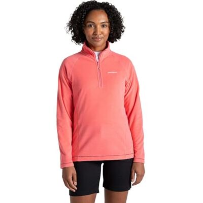 Craghoppers Miska VI fleece met halve rits, lichtgewicht en isolerend voor dames, perfect voor buiten, wandelen, wandelen en kamperen Craghoppers Miska VI fleece met halve rits, lichtgewicht en isolerend voor dames, perfect voor buiten, wandelen, wandelen en kamperen