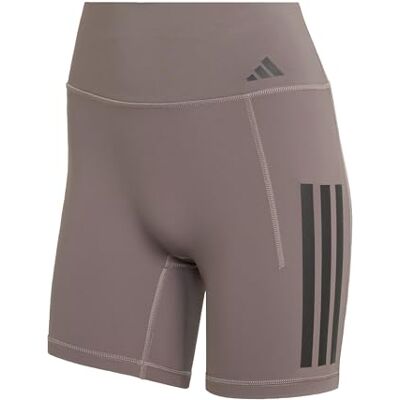 adidas Mujer Optime Workout 3-Stripes Short Leggings, charcoal, XL 5 inch adidas Mujer Optime Workout 3-Stripes Short Leggings, charcoal, XL 5 inch
